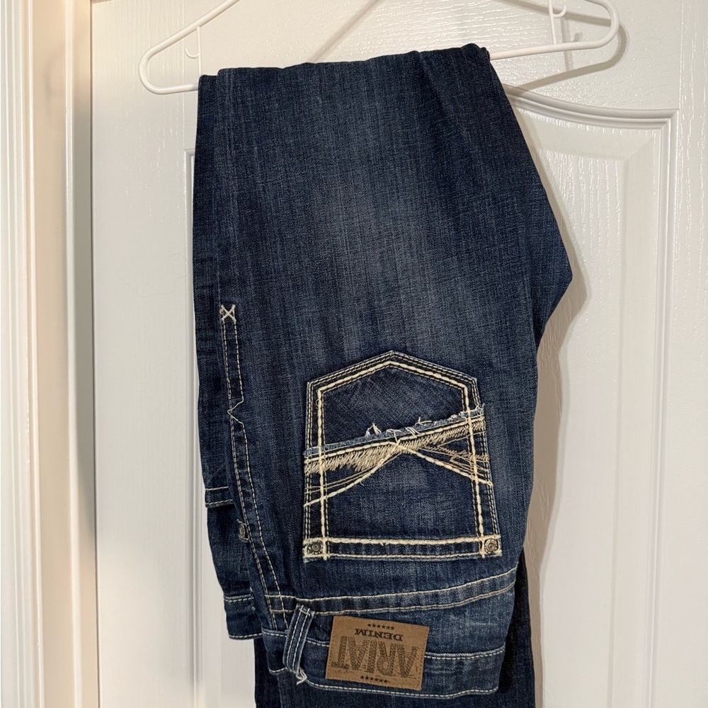 Ariat Men's Dark Blue Bootcut Jeans